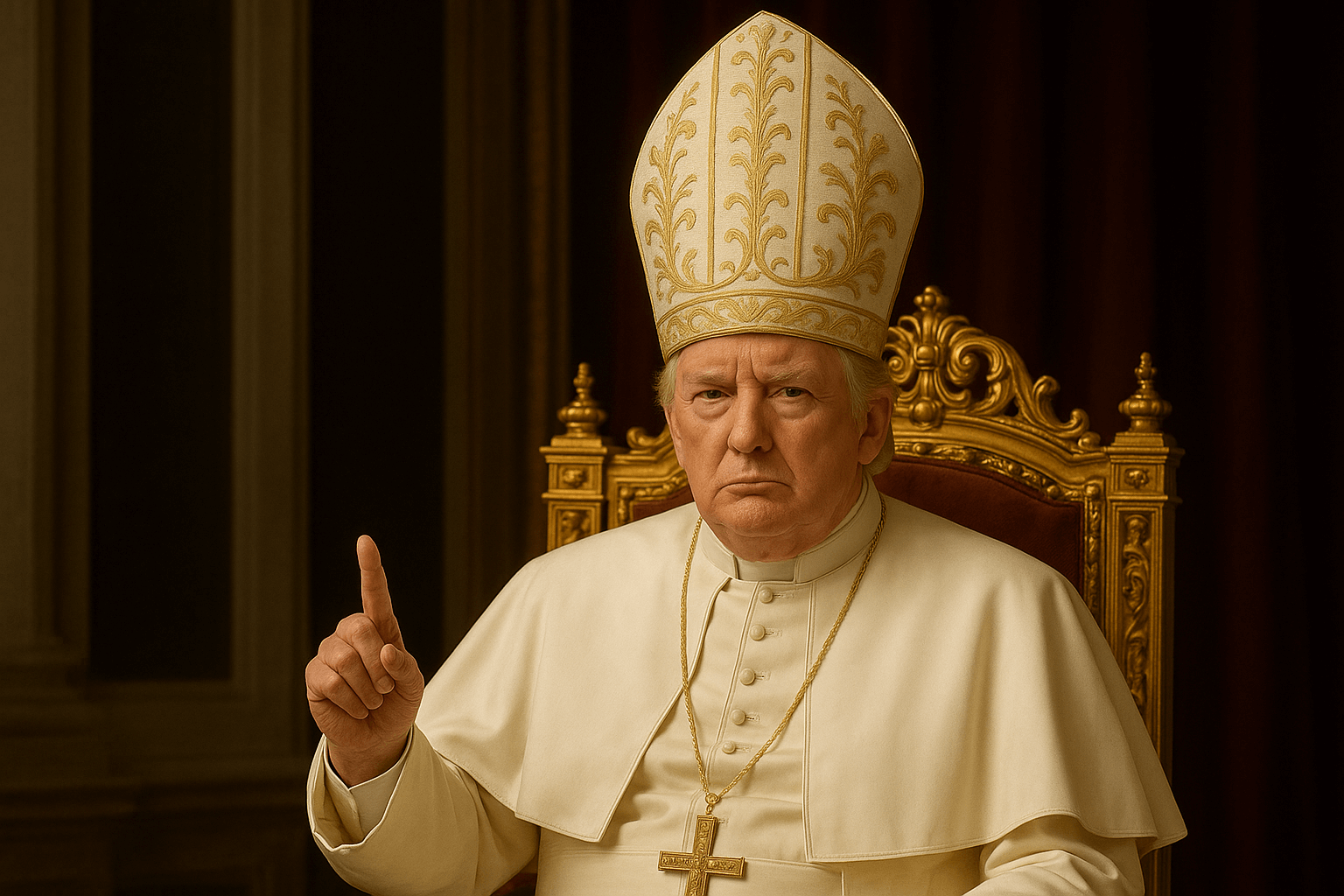 Trump’s AI Pope Pic